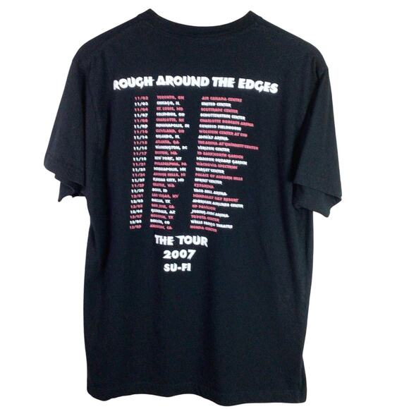 Dane Cook 2007 Rough Around The Edges Comedy Shirt Black Large - Picture 2 of 5